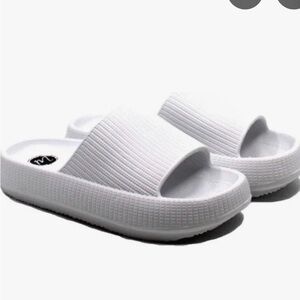 Matisse White Beach Slides